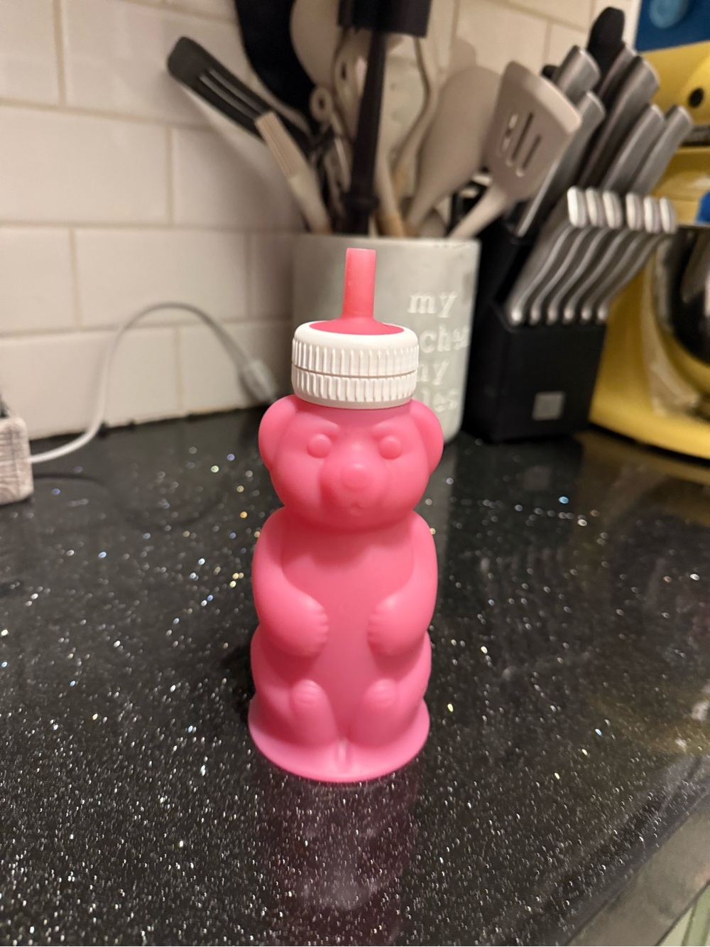 Soft squeeze straw cup for learning